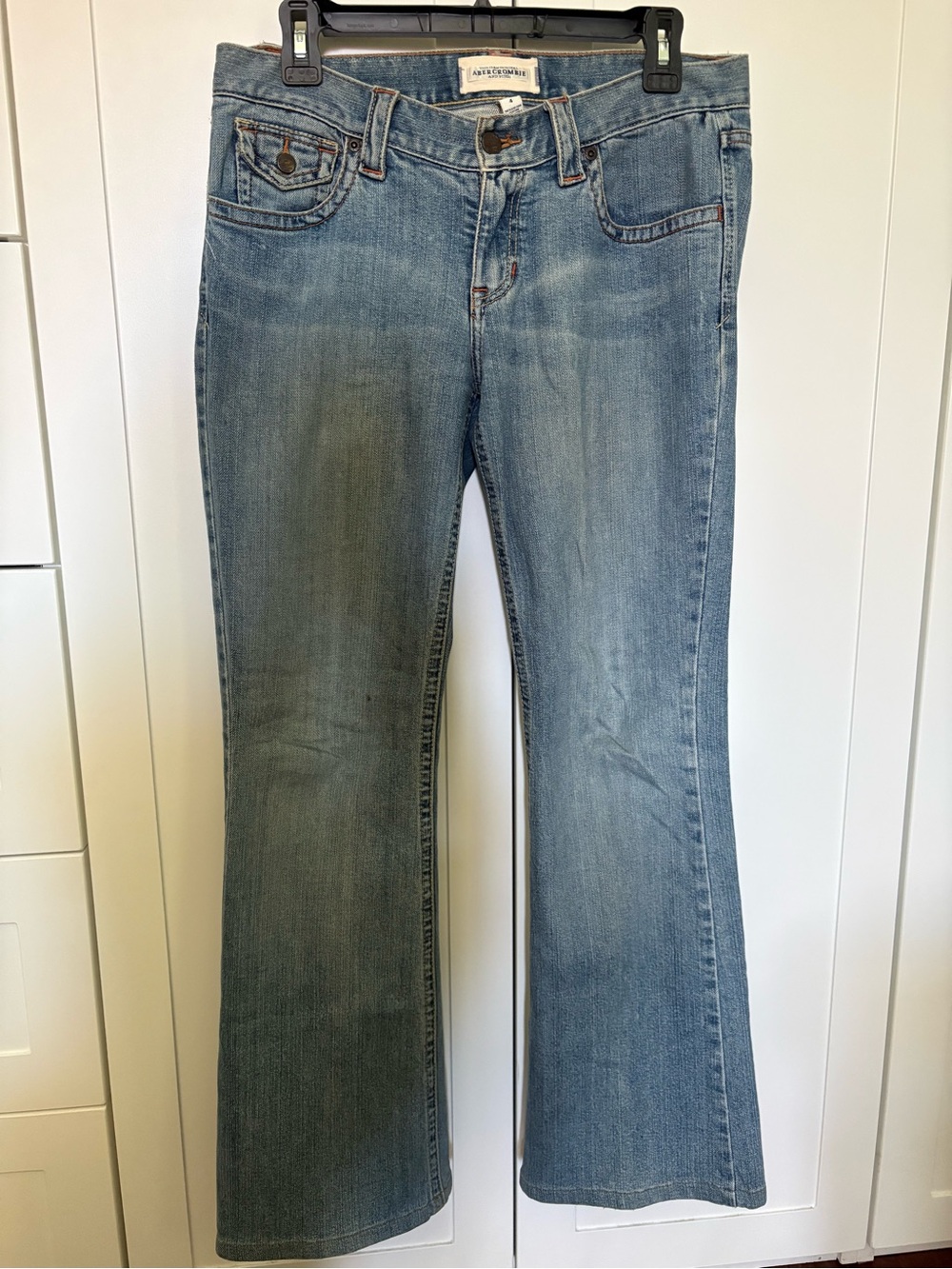 Woman's Abercrombie & Fitch Light Blue Women's Bootcut Jeans